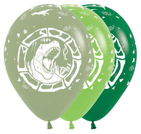 Sempertex Latexballons Dinosaurier, T-Rex , 30 cm, 25 Stk.
