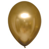 Latex balloons Decorator Satin Luxe Chrome Gold satin 12 cm, 100 pcs.