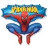 Foil balloon - Spiderman 53 cm gold