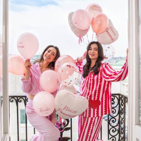 Heart Foil Balloon, Light Pink, Bachelorette Party, 45 cm, 1 pc