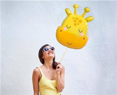 Balon foliowy Żyrafa, 53 x 40 cm