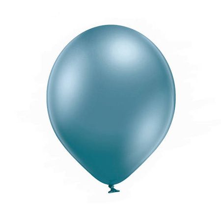 Latexballon D5 Glossy Blue 12cm blau, 100 Stück.