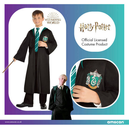 Kostüm, Harry Potter Kostüm, Slytherin 6-8 Jahre alt