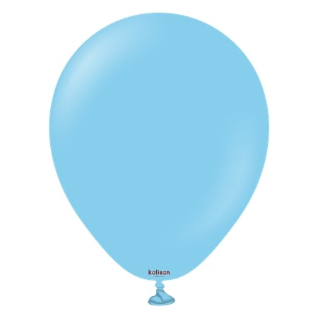 Latexballons Baby Blue, Blau 13 cm, 100 Stück