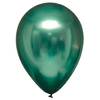 Latex balloons Decorator Satin Luxe Chrome Emerald, 28cm, 50 pcs