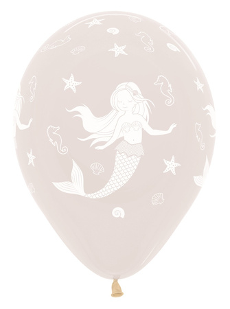 Mermaid Balloons Sempertex, Latex, 30cm, 25 pcs.