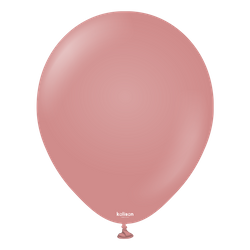 Retro RosewoodLatex-Ballons, Dirty Pink, 13 cm, 100 Stück.