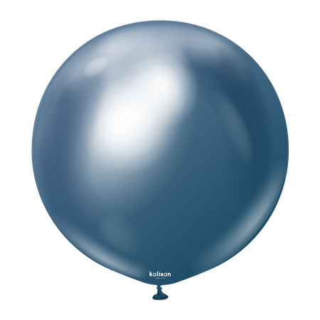 Mirror NavyLatex-Ballons, blau, 45 cm, 1 Stk.