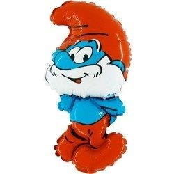 Balloon Foil - Papa Smurf, 100 cm Grabo