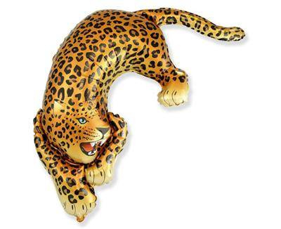 Wild Leopard Foil Balloon 60cm