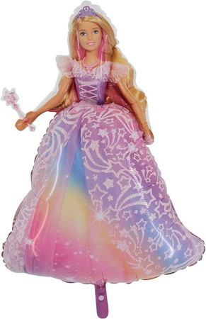 Balon Foliowy Barbie sukienka 96 cm