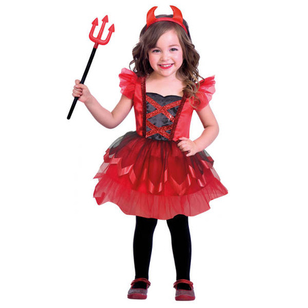 Outfit, Devil Devil costume, 4-6 years old costume