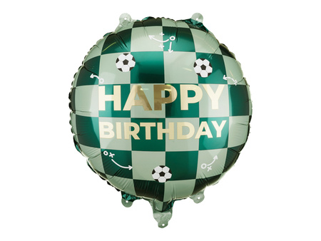 Folienballon Happy Birthday Bälle Grün 35 cm