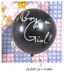 Giant Gender Reveal Balloon - Girl, 1m
