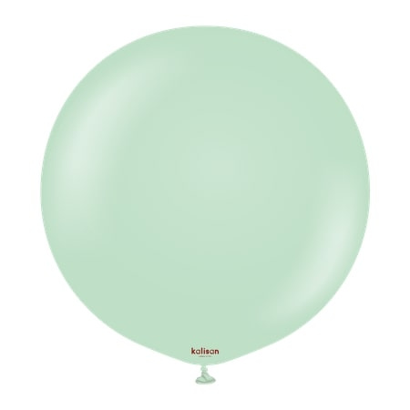 Latex Balloons Kalisan Macaron Green, 45cm, 25 pcs.