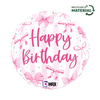 Foil Balloon Pink Bow Pretty Pink Bow Birthday 45 cm