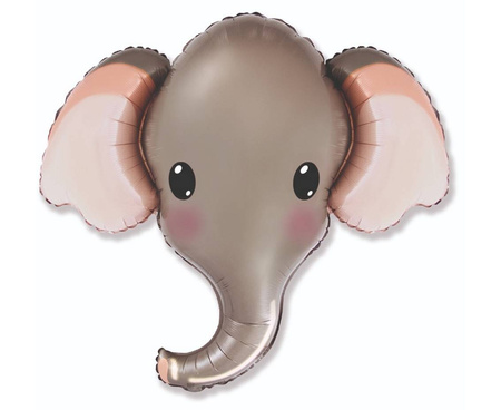 Flexmetal Foil Balloon Elephant Brown Elephant 60 cm