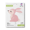 Foil balloon Woodland Bunny Pink 68 cm