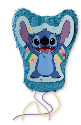 3D Pinata, Blau, Stitch, 35x27, 1 Stück