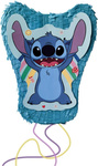 3D Pinata, Blau, Stitch, 35x27, 1 Stück