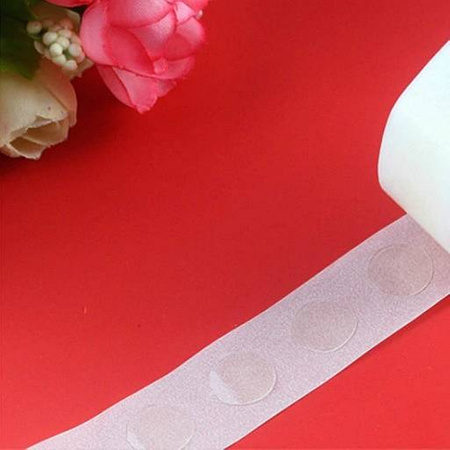 Double-sided glue dots, transparent, 12mm, 1000 pcs.