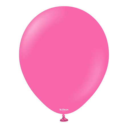 Balony lateksowe Kalisan Standard Fuchsia, Fuksja 45 cm 25 szt.