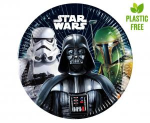 Pappteller mehrfarbig Star Wars 20 cm