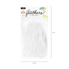 Decorative feathers long - white, 50 pieces