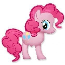 Folienballon - Pony Pinkie Pie 100 cm Rosa