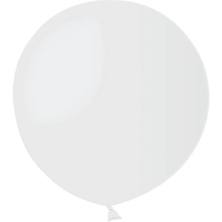 Latexballon, XXL- Kugel, Weiß 0,8 m