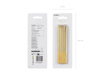 Birthday candles, smooth, gold 14 cm, 12 pcs.