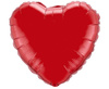 Foil balloon red heart, jumbo 80 cm, flexmetal