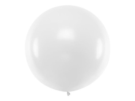 Riesiger Ballon, XXL, weiß, Pastel White, 1m, 1 Stk