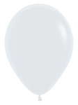 Sempertex Latex Balloons, White, 30cm, 50pcs