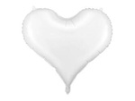 Foil balloon Heart, 75x64.5 cm, white