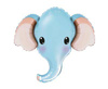 Folienballon Flexmetal Elefant Blauer Elefant 60 cm