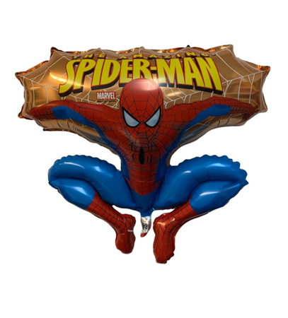 Balon foliowy - Spiderman, 53 cm złoty