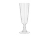 Plastic Champagne Flutes Transparent 150 ml 8 pcs