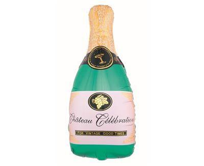 Folienballon-Champagner-Flasche, 73x31 cm