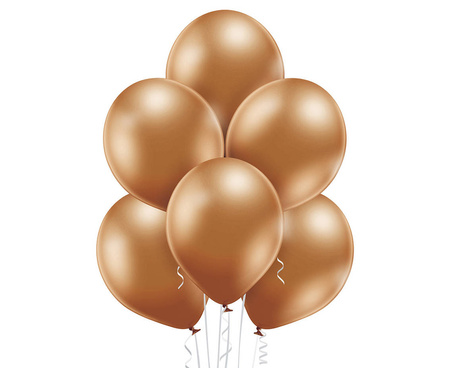 Balony lateksowe B105 Glossy Miedziane 30cm, 100 sztuk