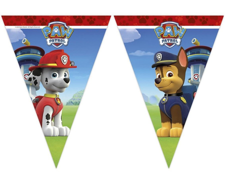 Banner Paw Patrol - Bereit für Action, Flaggen, Girlande, 2,3 m.