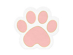 Paper napkins Cat Paws, 15,5 x 14,5 cm (1 op. / 12 pcs)