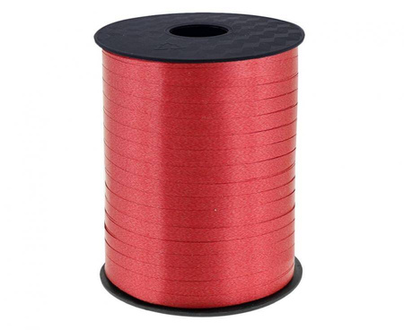 Plastic ribbon, red, 5mm / 458m