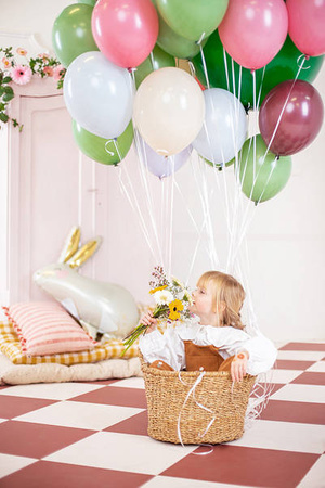 Balony B105 pastelowe Alabaster beżowe 30cm, 100 sztuk