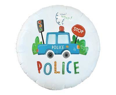 Balon Foliowy Police, policja - 45 cm