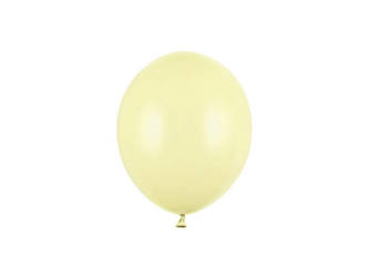 Balony lateksowe Strong, Żółte, Pastelowe Light Yellow, 12cm,100 szt.