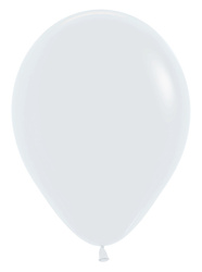 Balony lateksowe Sempertex White, biały, 30 cm, 50szt.