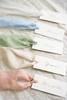 Chiffon ribbon, light beige, 40mm, 5m, 3 pieces
