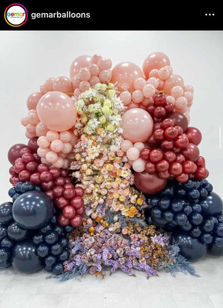 Balony lateksowe pastelowe Shell jasny róż, 33cm, 50 szt.