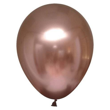 Latex balloons Rose Gold, Decorator Satin Luxe Chrome Rose Copper, 28cm, 50 pcs